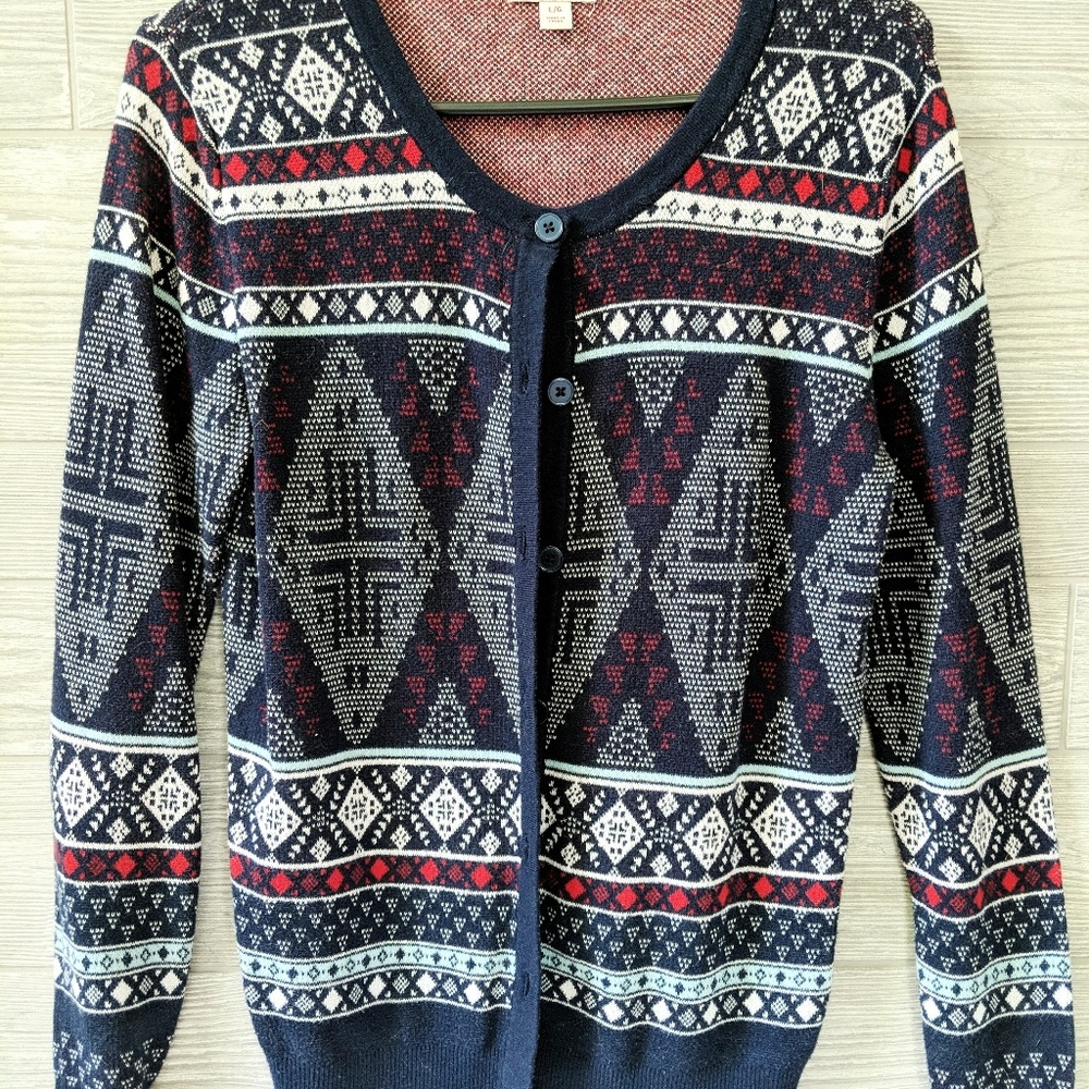 Target Merona Large Button Down Sweater Cardigan